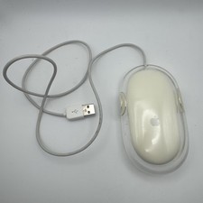 Genuine Apple Macintosh Pro Mouse M5769 White Solid USB Wired Optical