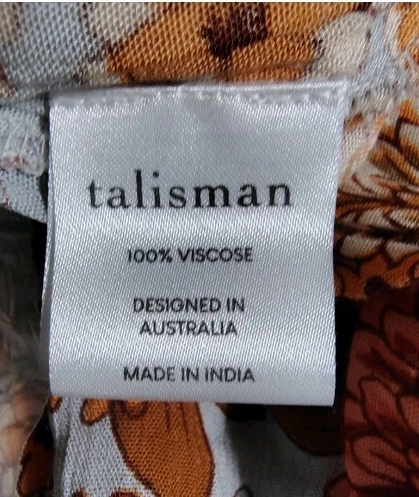 UNDERCOVER Abito Talismano Rhiannon Secret Garden donna piccolo floreale orlo alto basso nuovo con etichette NUOVO!