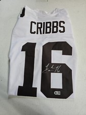 JOSH CRIBBS AUTOGRAPHED SIGNED AUTO JERSEY CLEVELAND BROWNS SWAU COA