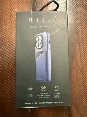 MUJJO Premium Leather protection WALLET Case for iPhone 14 PRO