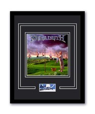 Megadeth Dave Mustaine Autographed Signed 11x14 Framed Photo Youthanasia ACOA