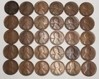 Lot of (30) 1909-P Lincoln Wheat Cents......Good  to  Fine