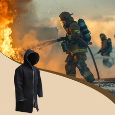 Feuerfeste Kapuze Rettungsanzug Brandfluchtumhang Schutzoverall