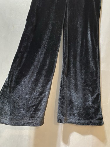 Rachel Zoe Girls Long Sleeve Flannel Shirt + Velvet Flare Pants SZ M (7/8) Black - Picture 15 of 21