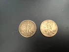 1942 and 1943 Walking Liberty Half  Dollars 90% Silver