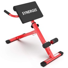 Roman Chair. Red Coated Steel Hyperextension Machine. GHD Ab Bench for Lower ...