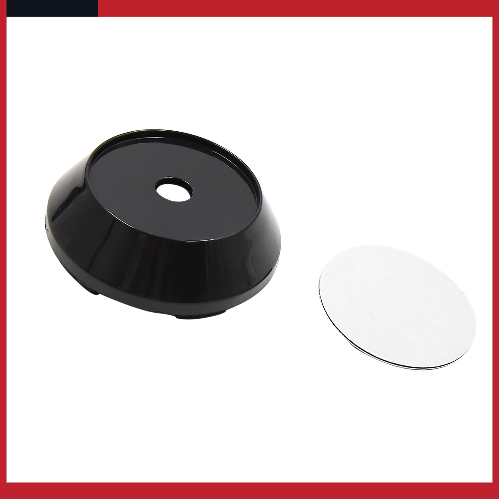 Universal 65mm Dia 5 Clips Car Wheel Tyre Center Hub Caps Covers Black Pack of 4