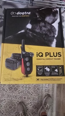 Dogtra iQ PLUS Electronic Trainer Dog Collar Black Static/Shock Control