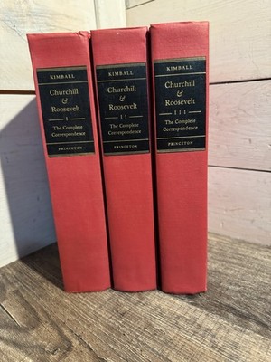 Churchill & Roosevelt Complete Correspondence (3 Volumes) Warren Kimball HC 1984