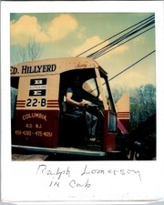 Polaroid Photograph 1973 Ralph Lomerson Bucyrus-Erie Crane Operator NJ