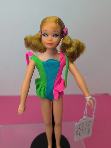 9” Vintage Mattel Barbie Skipper Doll 1960's Original Living Blonde Bend Leg L2