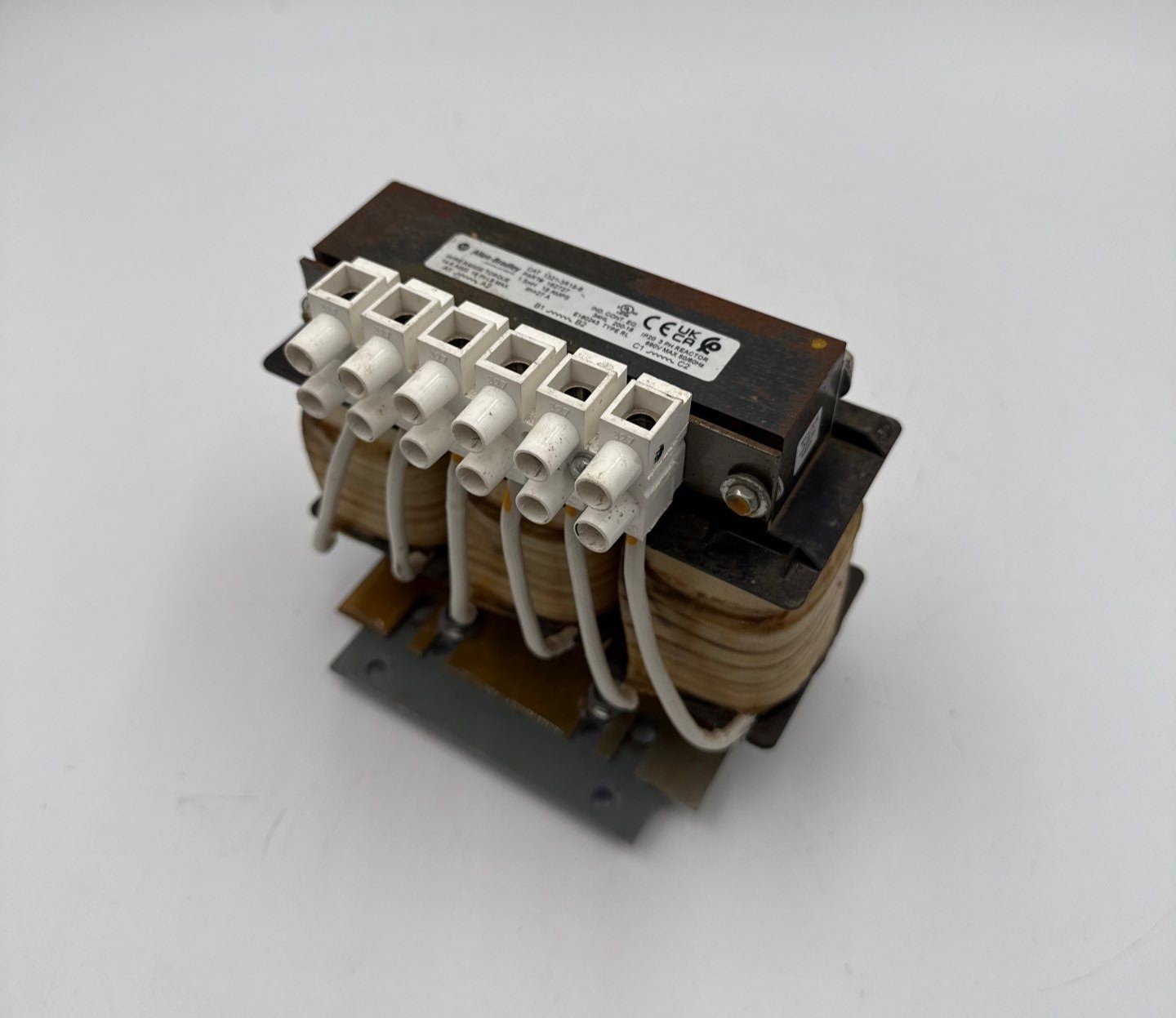 Allen Bradley 1321-3R18-B Line Reactor 3PH 1.5mH 18A 600V IP20 Open Type