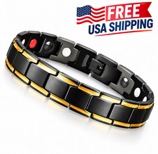 Copper Magnetic Bracelet Energy Healing Therapy Arthritis Pain Relief Men Women
