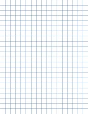 12 Pack 8.5x11 Inch Graph Paper Pad with Chipboard Back 1/4 Inch Rule White
