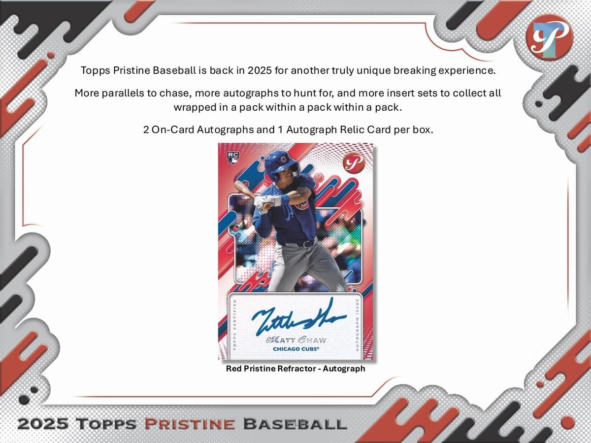 2025 Topps Pristine Baseball Hobby Box | eBay