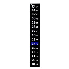 Betta Fish Tank Thermometer Stick On, Aquarium Temperature Sticker Strip, 5.2 X