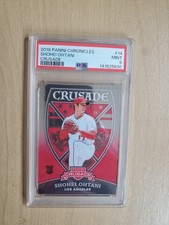 2018 Panini Chronicles Shohei Ohtani CRUSADE rookie card RC #14 PSA 9 MINT
