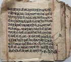 VINTAGE SANSKRIT/HINDI ATTRACTIVE MANUSCRIPT 19 LEAVES-38 PAGES. INTERESTING.