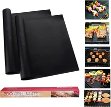 Oven Liners for Bottom of Electric Gas Oven - 2 Pack Large Heavy Duty Oven Mat, 