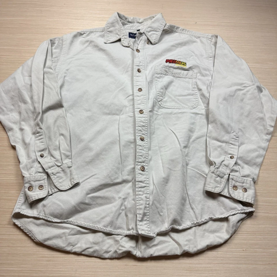 Lote Camisas Electrónicas Primus Vintage Años 90 Para Hombre Medianas Grandes Telecomunicaciones Foto 2 de 4