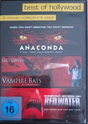 Anaconda + Vampire Bats + Red Water (3 DVDs)