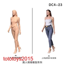 1/18 1/24 1/64 1/87 1/43 Mature Walking Woman Scene Minatures Figures Doll Toy