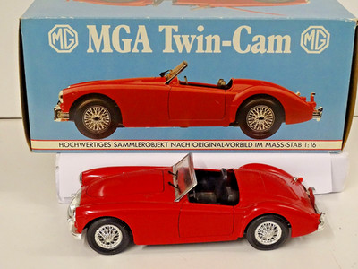 Polistil Tonka MG MGA Twin-Cam Scale 1:16 Art.-Nr. 134228 Modell rot in OVP