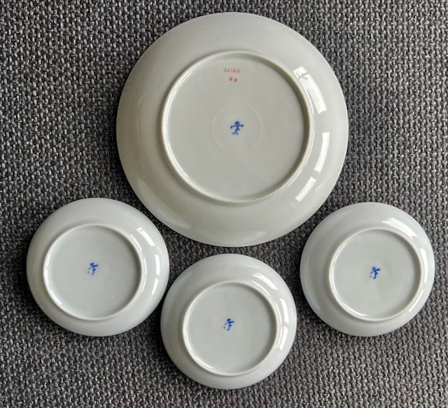 Gebäck- und Beistell-Teller - Fürstenberg - Grüne Ranke - Bild 2 von 2