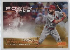 2019 Topps Stadium Club Power Zone Orange Foil 35/50 Matt Carpenter #PZ-23 k4s
