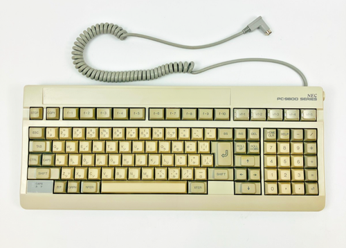 NEC PC-9800 Series Keyboard PC-KB241 Style 1 Japanese JIS 5-Pin DIN Untested - 第 2/16 張圖片