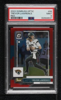 2022 Panini Donruss Optic Red Prizm 51/99 Trevor Lawrence #88 1m9v