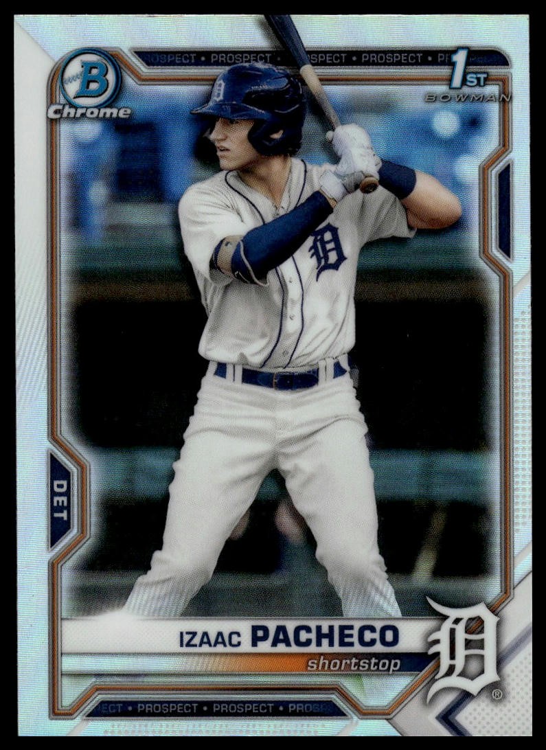 2021 Bowman Draft #BDC-46 Izaac Pacheco Chrome Refractor