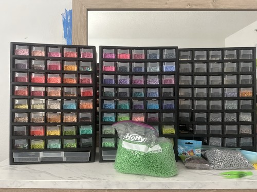 Over 60,000 Perler Beads With Organizers!