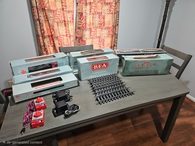 Railway  Express Agency Train Set by Polk's Model Craft Hobbies, INC