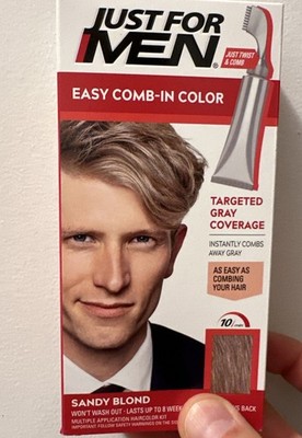 Just For Men Easy Comb-In No Mix Hair Color A-10 Sandy Blond