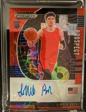 2020 Panini Red Choice Prizm LaMelo Ball RC Rookie AUTO /88 Draft Picks