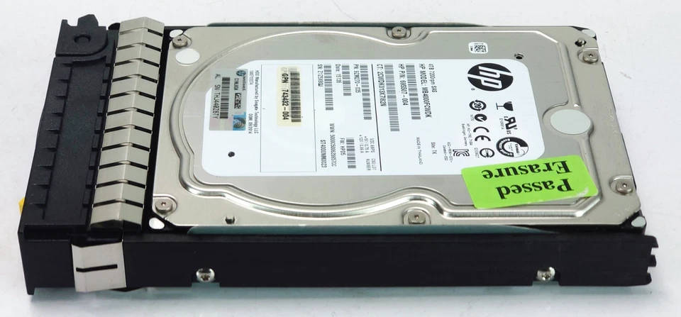 HP HPE Seagate 4TB SAS Festplatte HDD MB4000FCWDK LFF 3,5'' Storage ST4000NM0023 - Bild 3 von 4