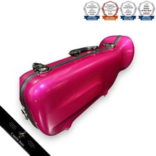 C.C. Shiny Case II Trumpet Hard Case 3Way Purple Excellent Condition