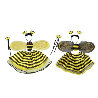 Little Bee Elf Dress Up Kind Biene Kostüm Set Kinder Performance Requisiten