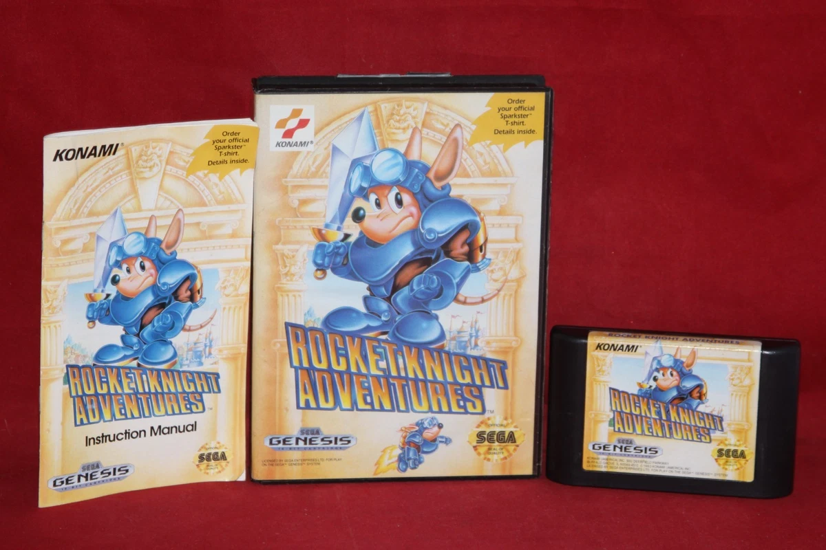 Rocket Knight Adventures en boîte - MD - Jeu Occasion Pas Cher