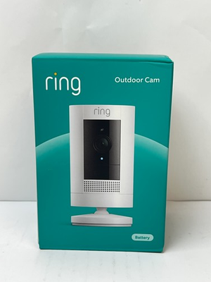 #ad #ad NEW Ring Outdoor Cam Stick Up Cam Weather Resistant Outdoor Camera White $68.98