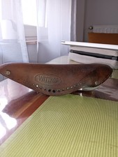 Fahrrad Sattel Leder Wittkop vintage ..TOP!