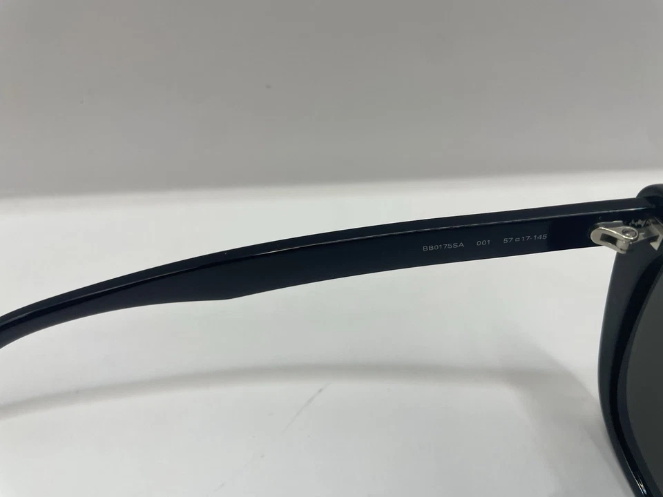 Óculos de sol Balenciaga BB0175SA 001 preto 57-17-145 usado* - Imagem 4 de 4