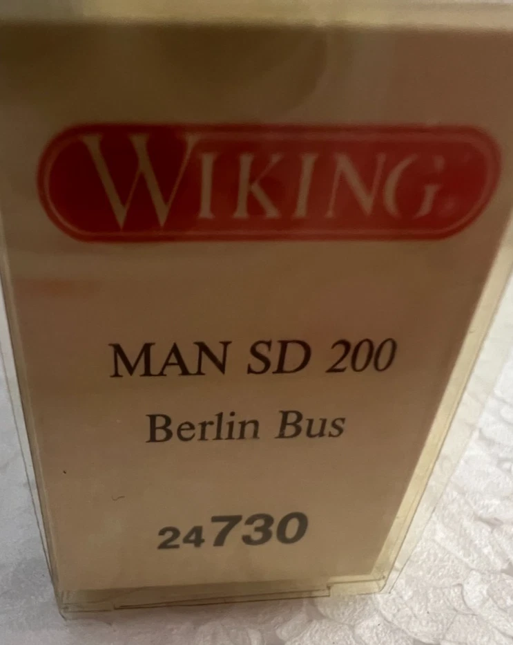 Wiking 24730 1:87 H0 MAN SD 200 Autobus Berlino Nuovo in OVP - Immagine 2 di 2