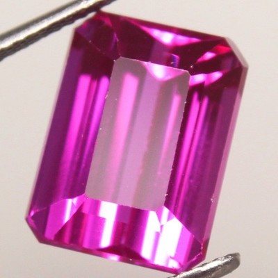 Natural 13.10 Ct Certified UTAH Red BeryI Bixbite 13x10 MM Emerald Unheated Gems