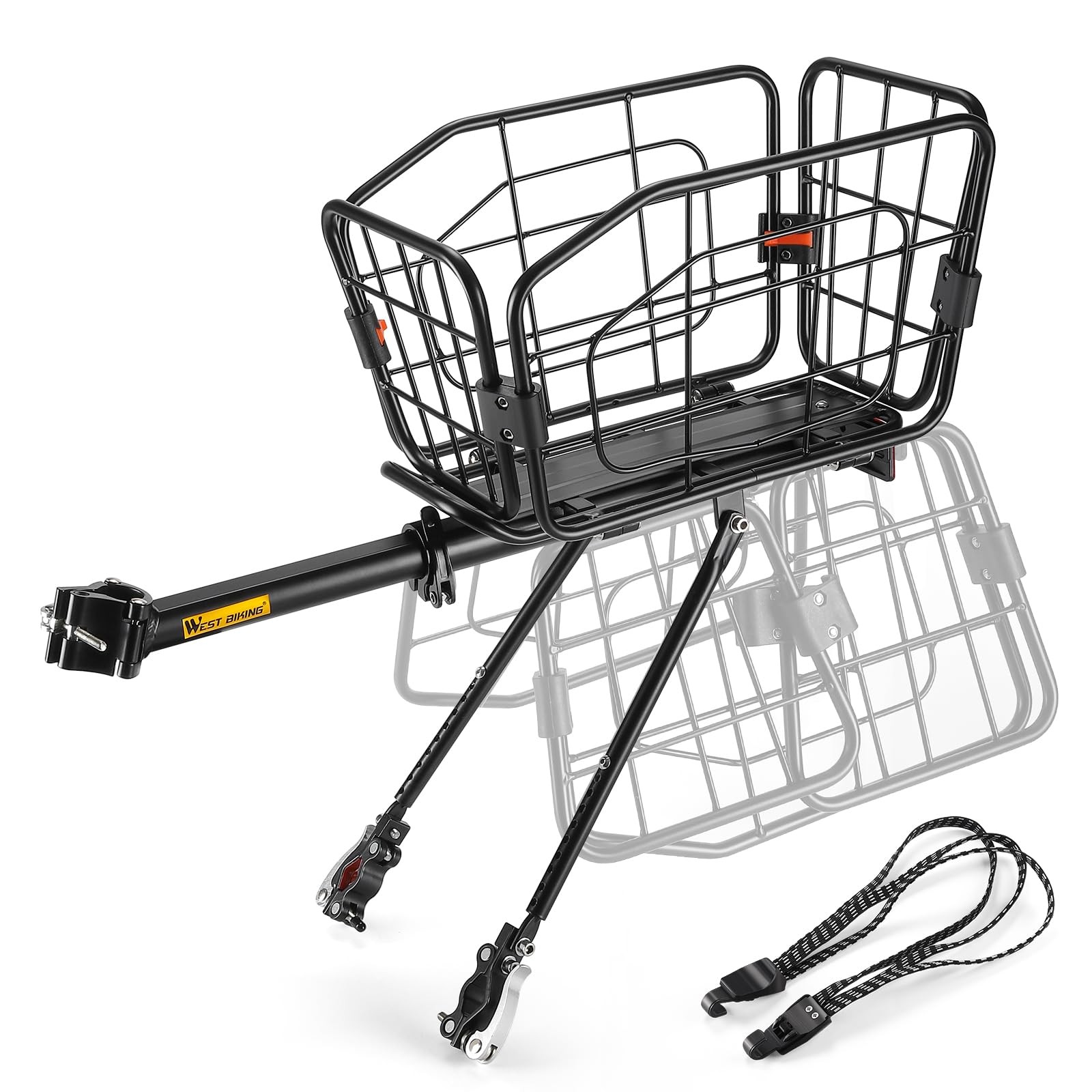 Quick Install 3-in-1 Multi-Functional Bicycle Rear Cargo Rack