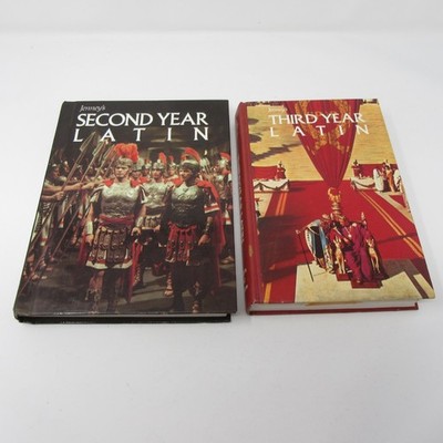 Jenney's Second & Third Year Latin 1984 Editions Homeschool Curriculum Textbook