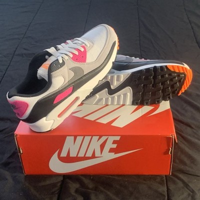 Nike Air Max 90 NRG Grey Fog Polka White Pink CZ1929-100 Men's Athletic Sneakers