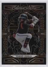 2023 Panini Chronicles Obsidian Electric Etch Orange /75 Samuel Zavala #27 0q3