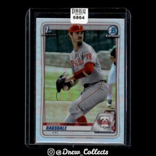 2020 Bowman Draft #BD-145 Carson Ragsdale Phillies #BD-145 Chrome Refractor